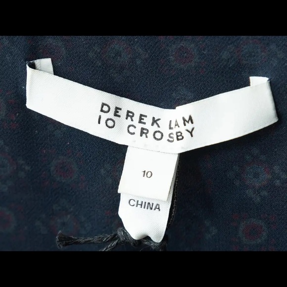 Derek Lam 10 Crosby Silk Lace-up Dress - Picture 4 of 5